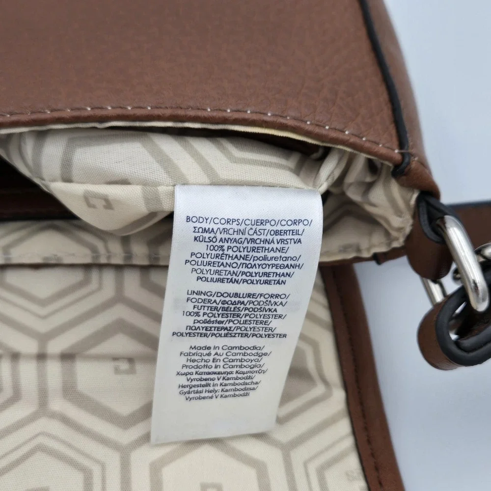 CHAPS Brown‎ Crossbody Shoulder Bag Purse- Originally $49 - EUC